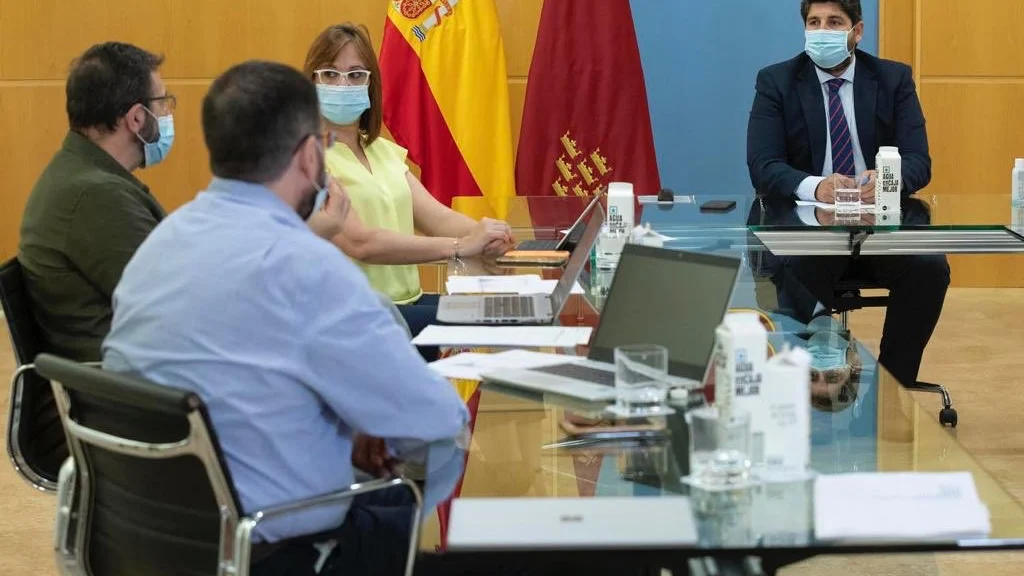 Reunión del comité de seguimiento del COVID-19 en Murcia Reunión del comité de seguimiento del COVID-19 en Murcia