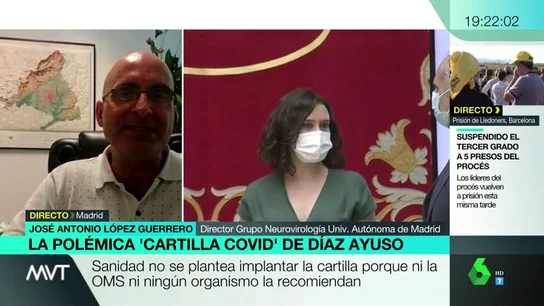 El virólogo José Antonio López Guerrero El virólogo José Antonio López Guerrero