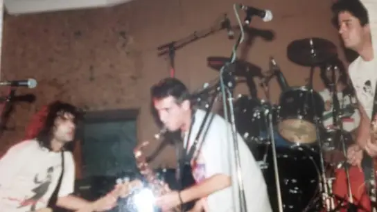 Selu Nieto, en su etapa como saxofonista de Reincidentes Selu Nieto, en su etapa como saxofonista de Reincidentes