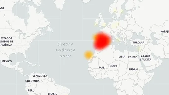 Mapa de fallos de Whatsapp Mapa de fallos de Whatsapp