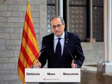 El presidente de la Generalitat, Quim Torra El presidente de la Generalitat, Quim Torra