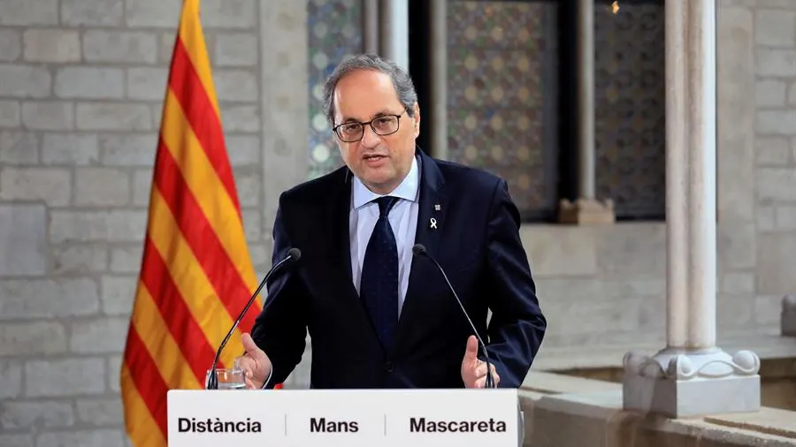 El presidente de la Generalitat, Quim Torra