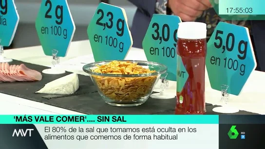 Muchos alimentos "ocultan" sal Muchos alimentos "ocultan" sal