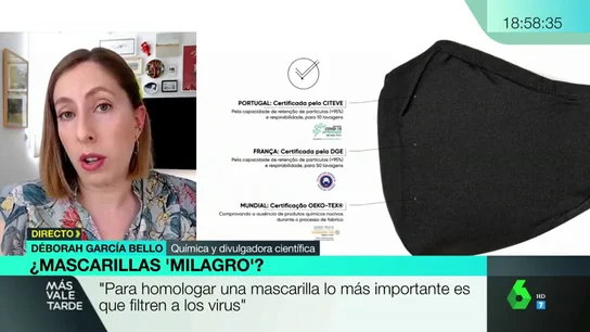 ¿Qué hay de cierto en las 'mascarillas milagro' que prometen destruir el coronavirus? ¿Qué hay de cierto en las 'mascarillas milagro' que prometen destruir el coronavirus?