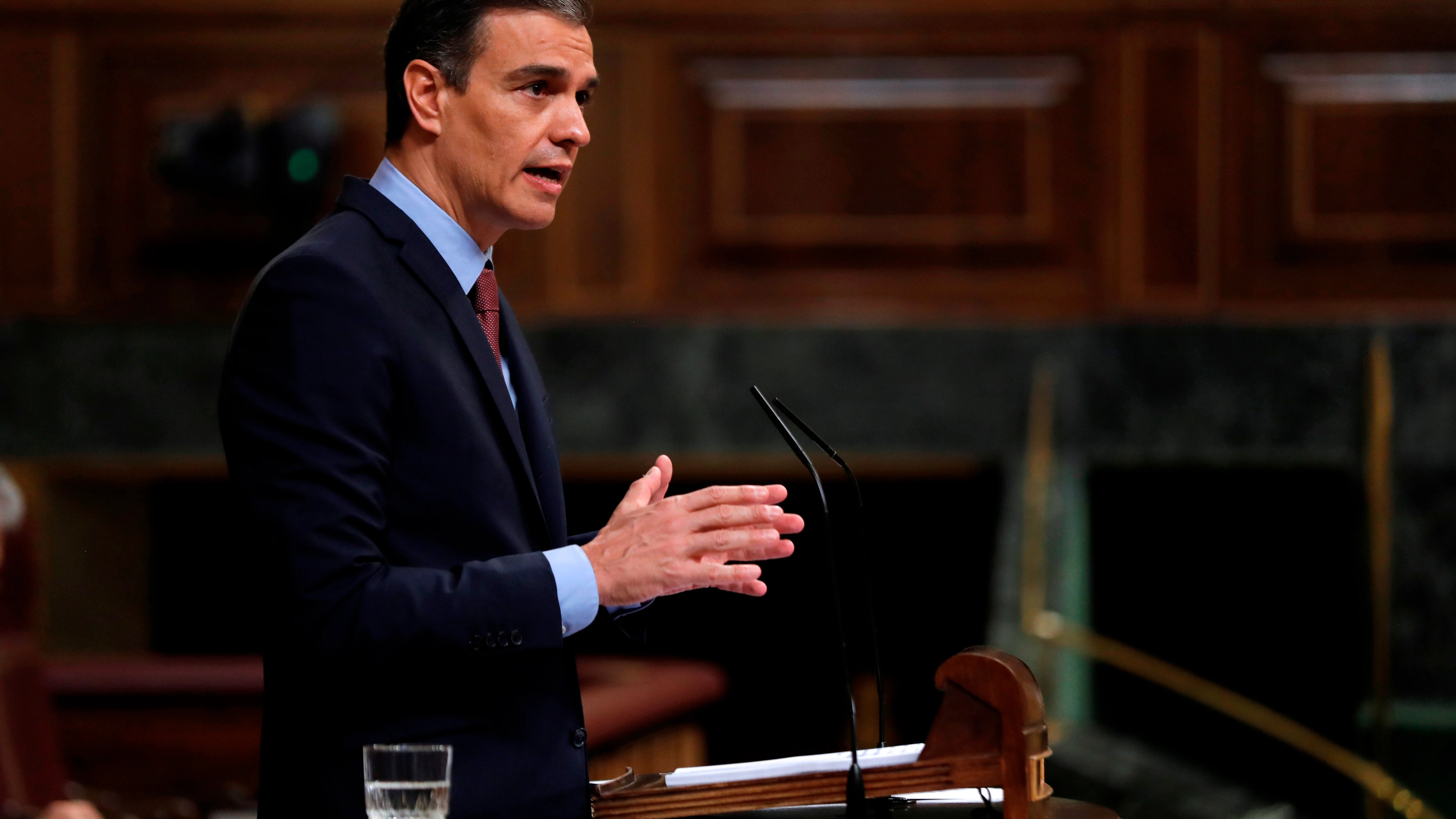 El presidente del Gobierno, Pedro Sánchez