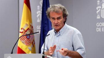 Fernando Simón, durante la rueda de prensa