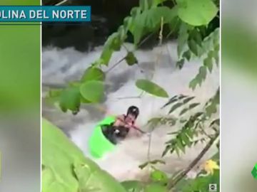 El angustioso rescate a un kayakista El angustioso rescate a un kayakista