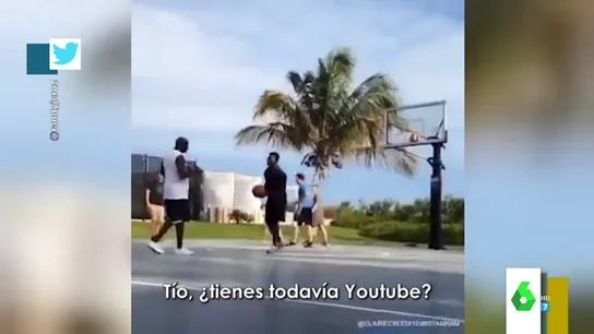 El 'In your face' de Michael Jordan a los 57 años con dedicatoria final: "Búscame en Youtube" jordanEl 'In your face' de Michael Jordan a los 57 años con dedicatoria final: "Búscame en Youtube"
