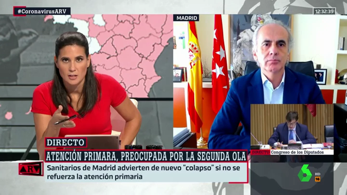 Escudero responde a las protestas de los médicos de atención primaria: "Madrid tiene una red de rastreadores adaptada a los casos" Escudero responde a las protestas de los médicos de atención primaria: "Madrid tiene una red de rastreadores adaptada a los casos"