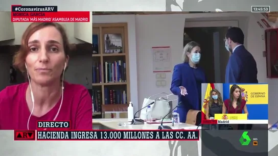Mas Madrid afirma que el Gobierno de Ayuso "no está preparado para gobiernar en la pandemia": "No hay una cosa que haya hecho bien" Mas Madrid afirma que el Gobierno de Ayuso "no está preparado para gobiernar en la pandemia": "No hay una cosa que haya hecho bien"