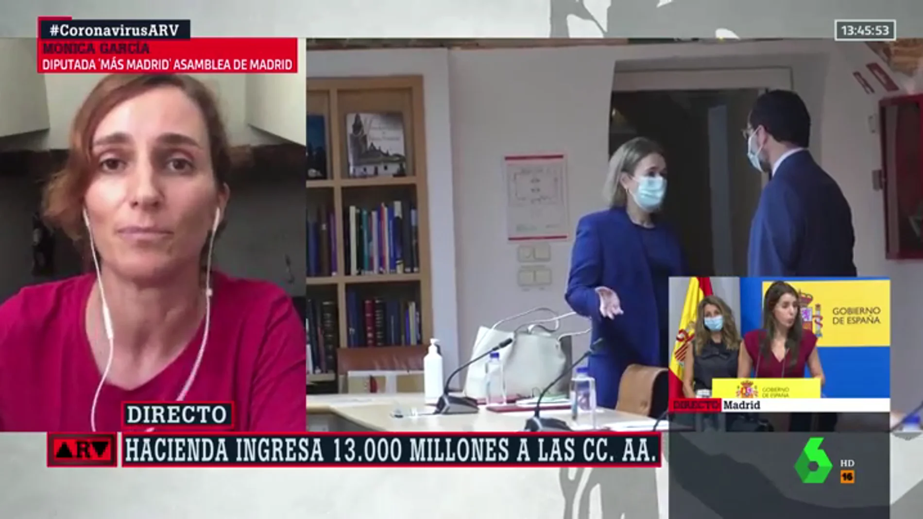 Mas Madrid afirma que el Gobierno de Ayuso "no está preparado para gobiernar en la pandemia": "No hay una cosa que haya hecho bien"