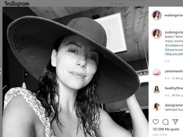Eva Longoria ha participado en el reto subiendo una fotografía en blanco y negro. Eva Longoria ha participado en el reto subiendo una fotografía en blanco y negro.