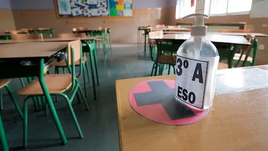 Detalle de un aula vacía.  Detalle de un aula vacía.
