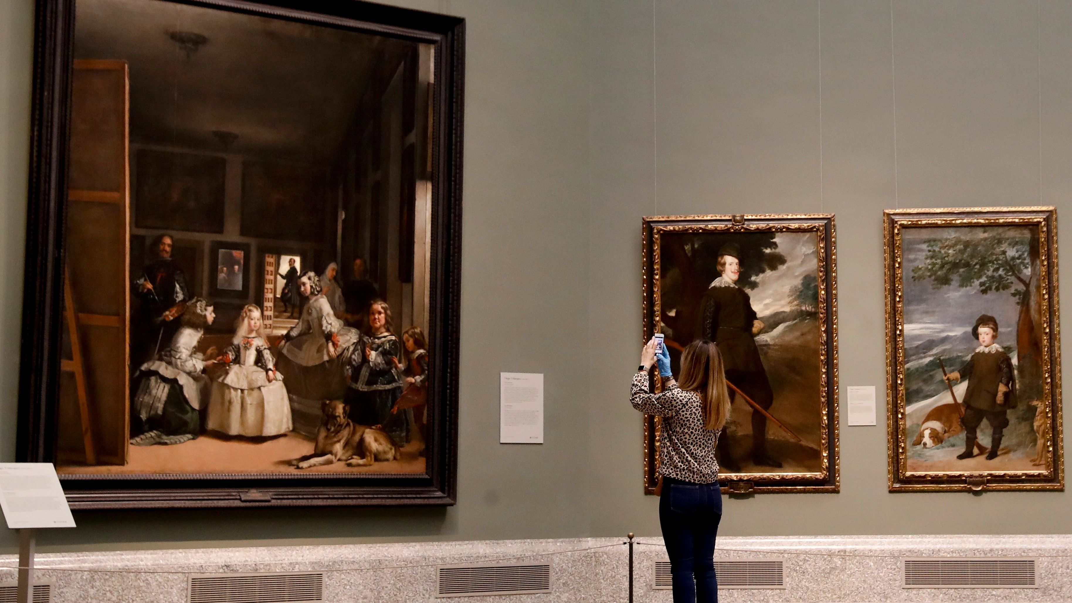 Las Meninas de Velázquez, hechas con cámara oscura