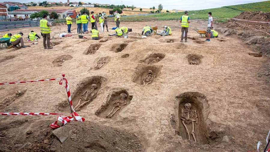 Excavación arqueológica en el municipio riojano de Grañón