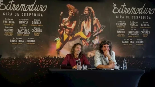 Roberto Iniesta e Iñaki ‘Uoho’ Antón de Extremoduro (Archivo) Roberto Iniesta e Iñaki ‘Uoho’ Antón de Extremoduro (Archivo)