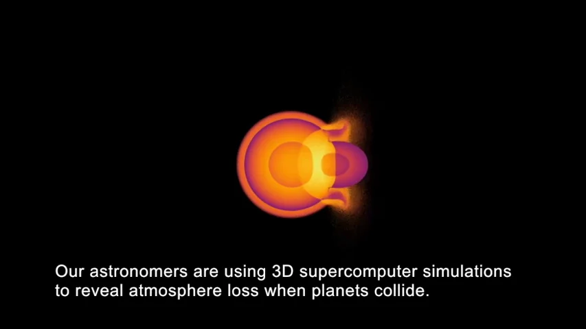 El vídeo que muestra qué pasaría si un planeta como la Tierra chocara con otro cuerpo celeste