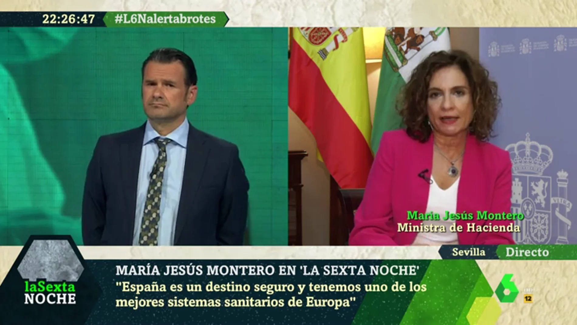 María Jesús Montero en laSexta Noche