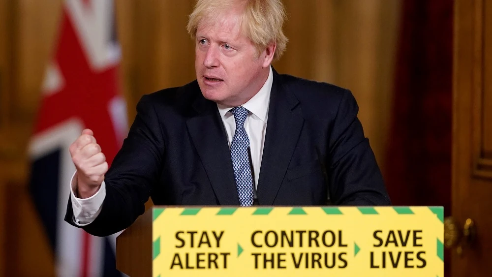 Boris Johnson, primer ministro de Reino Unido