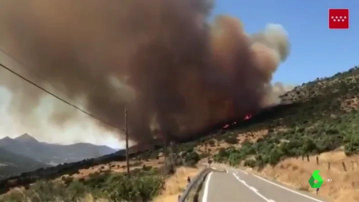 Imagen del incendio en Robledo de Chavela