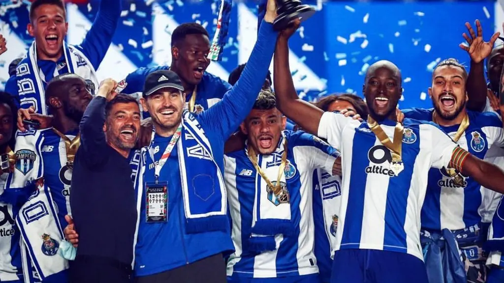 Iker Casillas, en la celebración de la Taça de Portugal