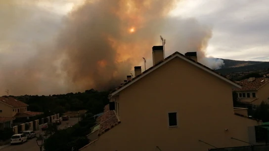 Imagen del incendio de Robledo de Chavela Imagen del incendio de Robledo de Chavela