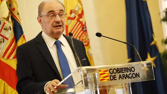 El presidente, Javier Lambán, en una imagen de archivo El presidente, Javier Lambán, en una imagen de archivo