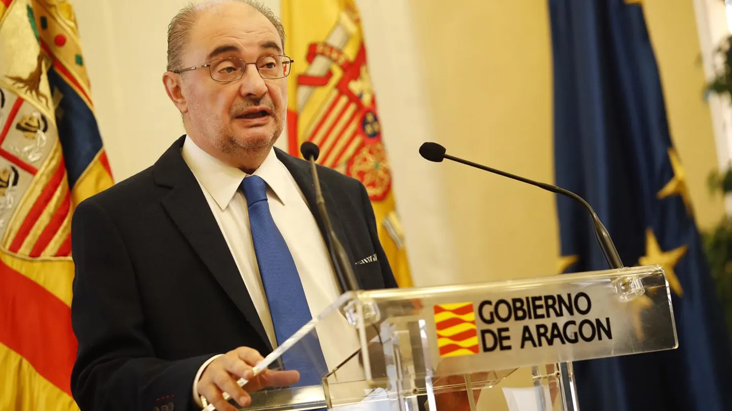 El presidente, Javier Lambán, en una imagen de archivo El presidente, Javier Lambán, en una imagen de archivo