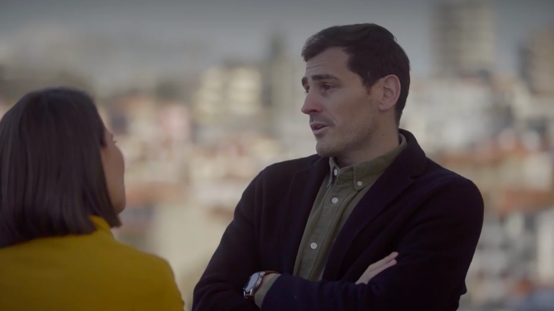 Íker Casillas, con Ana Pastor