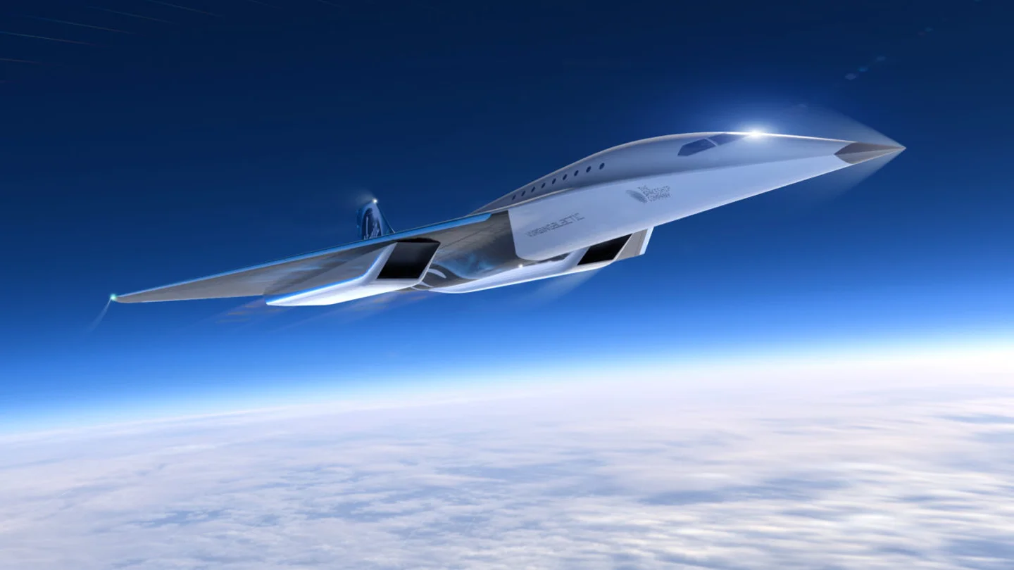'Mach 3', así es el avión supersónico que prepara Virgin Galactic 'Mach 3', así es el avión supersónico que prepara Virgin Galactic