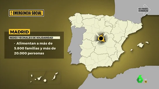 Emergencia social en España: así es el mapa de la solidaridad creado tras la pandemia de coronavirus Emergencia social en España: así es el mapa de la solidaridad creado tras la pandemia de coronavirus