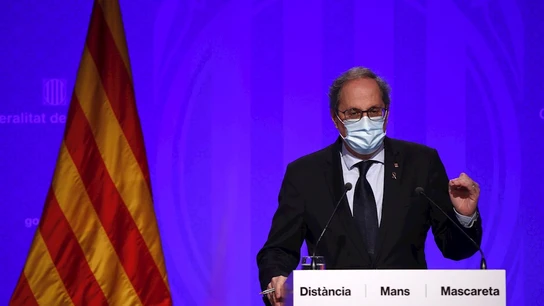 El presidente de la Generalitat, Quim Torra El presidente de la Generalitat, Quim Torra