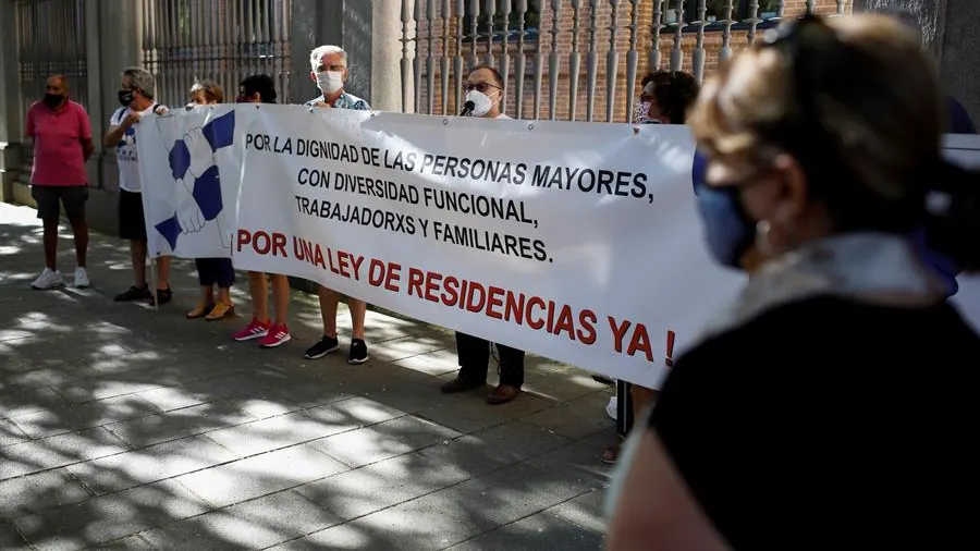 Concentración de la Marea de Residencias en Madrid