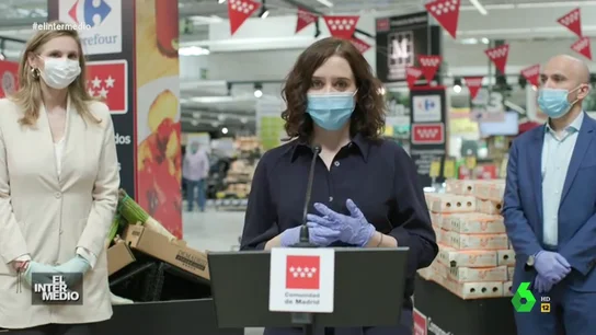 Vídeo manipulado - La impecable actuación de Ayuso cantando 'Campana sobre campana' en pleno supermercado Vídeo manipulado - La impecable actuación de Ayuso cantando 'Campana sobre campana' en pleno supermercado