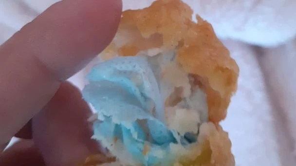 La mascarilla dentro del nugget