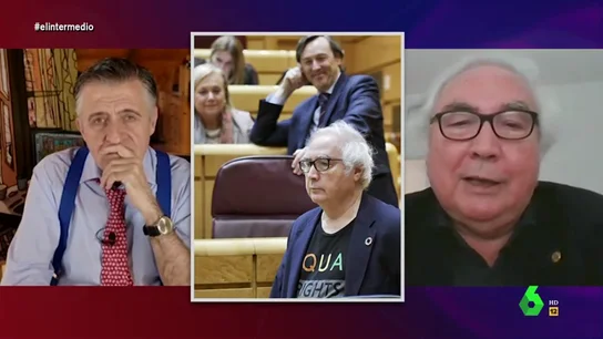 La rotunda explicación de Castells a la camiseta que provocó la mofa de Rafael Hernando: "Iba contra la explotación de las mujeres" La rotunda explicación de Castells a la camiseta que provocó la mofa de Rafael Hernando: "Iba contra la explotación de las mujeres"