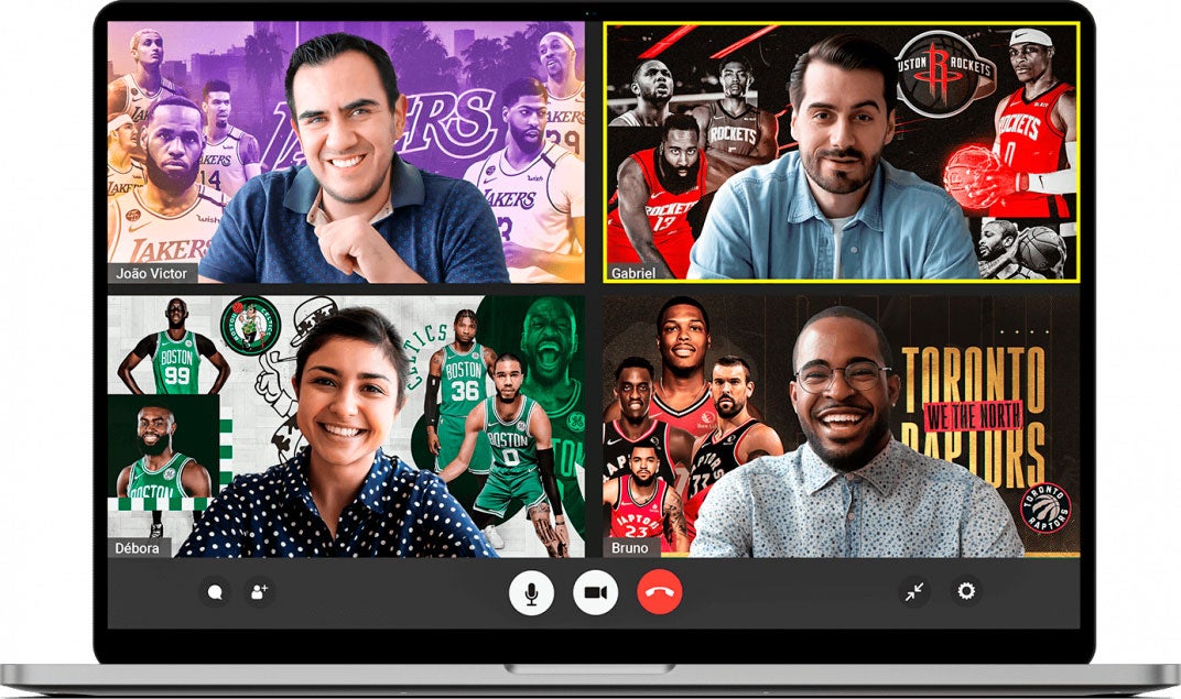 Nuevos fondos NBA para Zoom