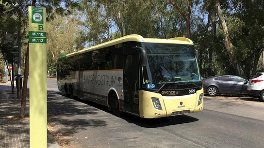 Autobús de Málaga, en una imagen de archivo Autobús de Málaga, en una imagen de archivo