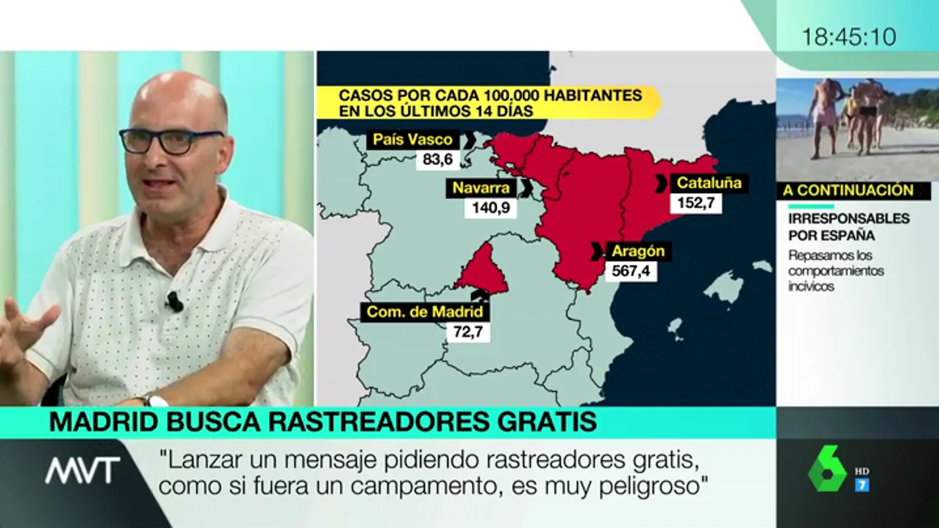 El doctor López Guerrero alerta: "El virus no se va a ir en septiembre. Viene un otro complicado"