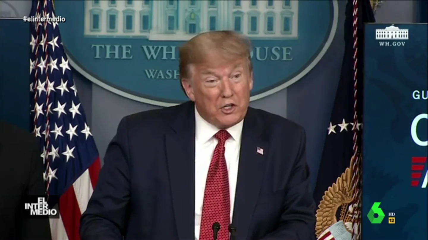 Vídeo manipulado - El discurso de Trump en honor a Díaz Ayuso: "Todos los días hay atropellos y no por eso prohíbes los coches" Vídeo manipulado - El discurso de Trump en honor a Díaz Ayuso: "Todos los días hay atropellos y no por eso prohíbes los coches"