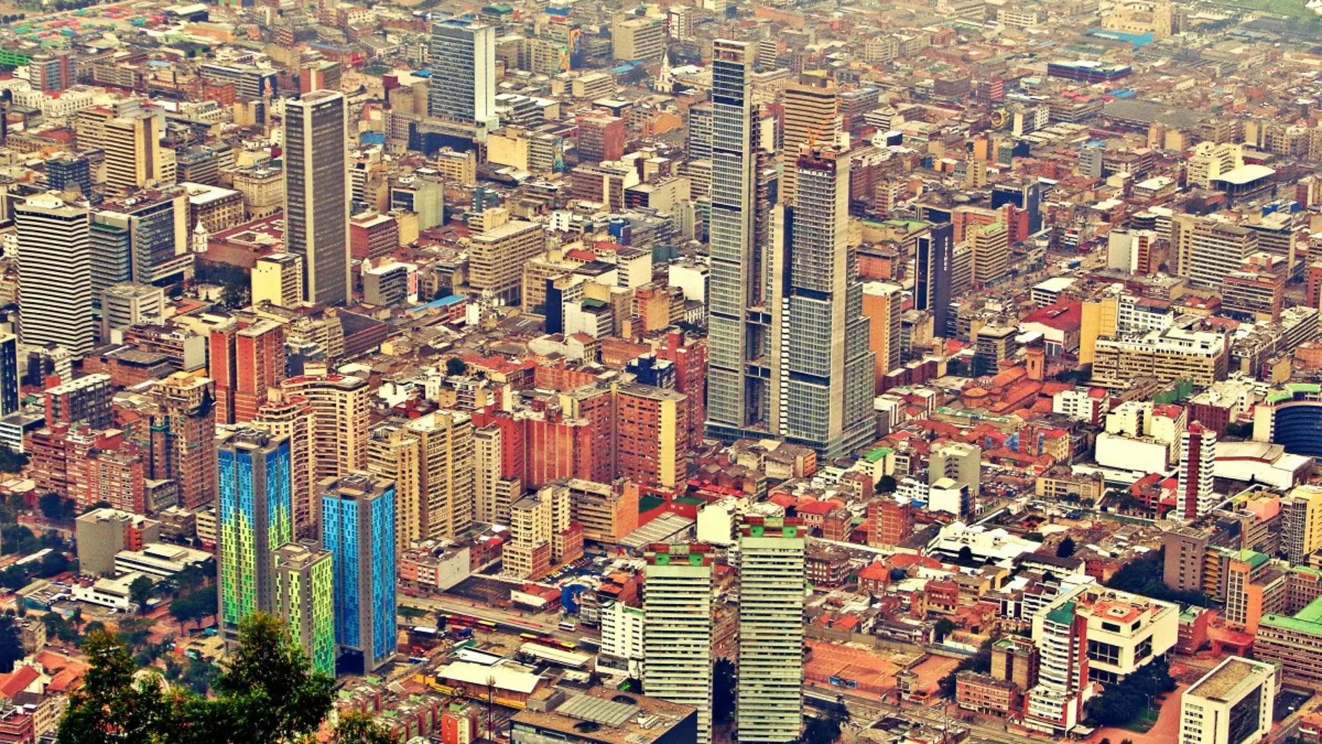 Panorámica de Bogotá, Colombia