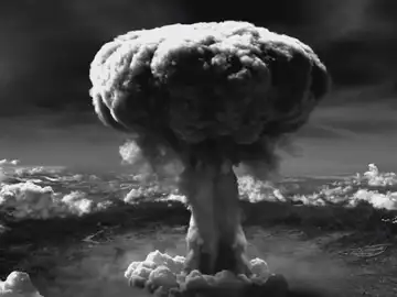 Imagen de la bomba nuclear en Hiroshima