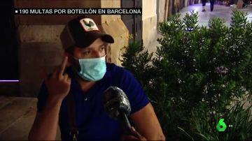 Lista de respuestas absurdas de los jóvenes que hacen botellón en Barcelona: "He hecho todo para que el virus me mate y nunca me ha matado"