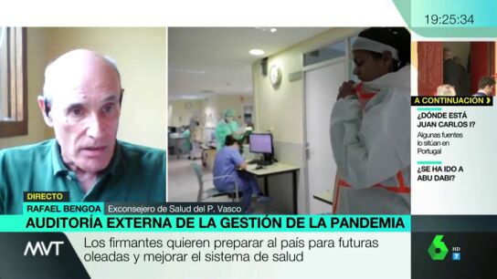 Rafael Bengoa: "Espa&ntilde;a no tiene todas las herramientas para no tener problemas de confinamiento total en oto&ntilde;o"