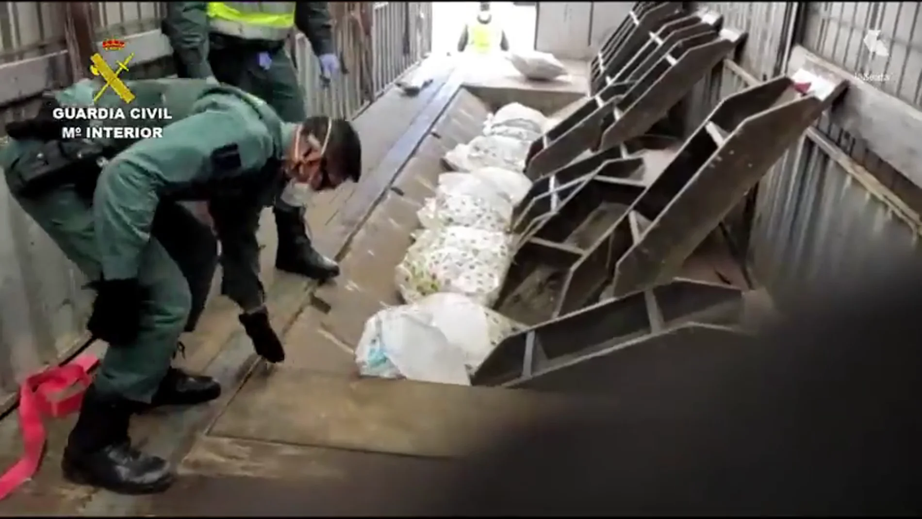 Guardia Civil encuentra droga en camiones tráiler
