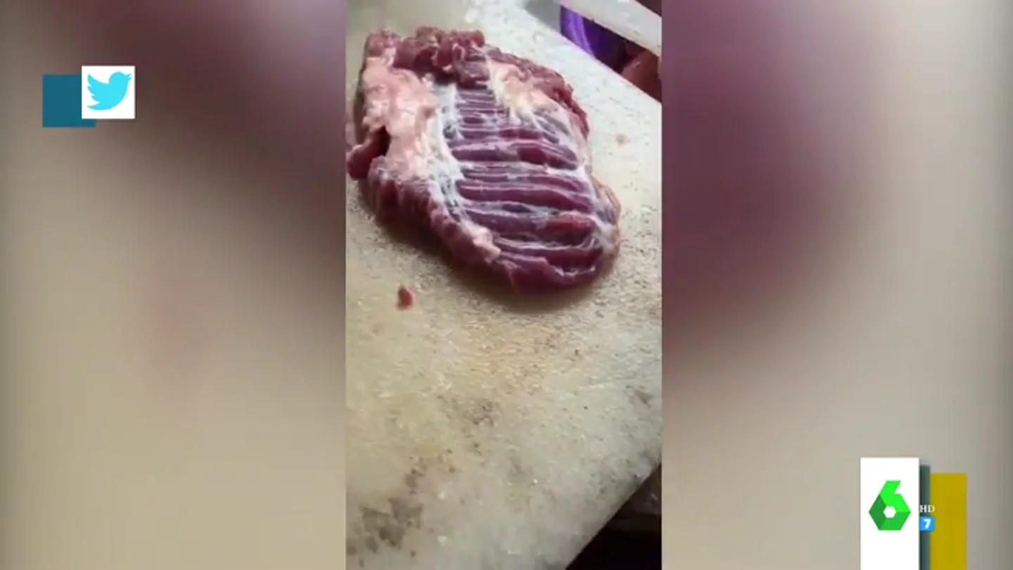 El vídeo de un filete palpitando que 'alucina' en las redes sociales: "... El vídeo de un filete palpitando que 'alucina' en las redes sociales: "...