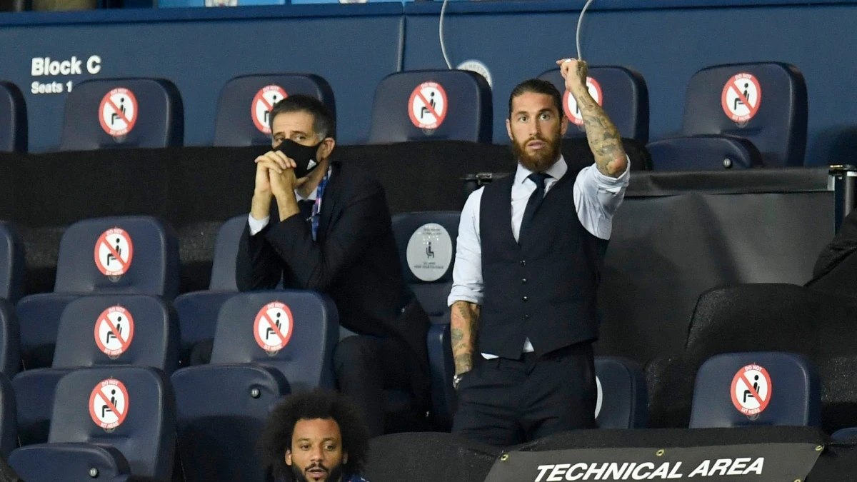 Sergio Ramos, en el Etihad