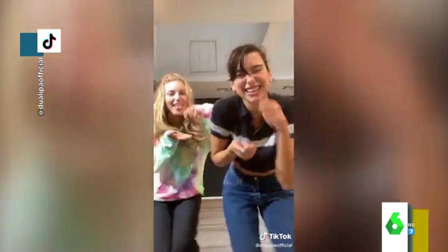 Dua Lipa arrasa en TikTok con una nueva coreografía junto a una de sus bailarinas Dua Lipa arrasa en TikTok con una nueva coreografía junto a una de sus bailarinas