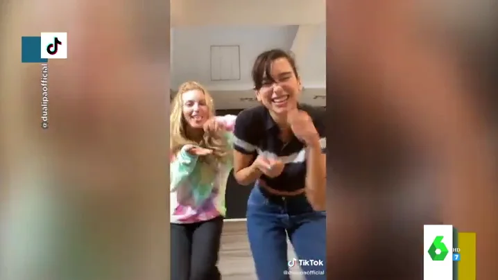 Dua Lipa arrasa en TikTok con una nueva coreografía junto a una de sus bailarinas