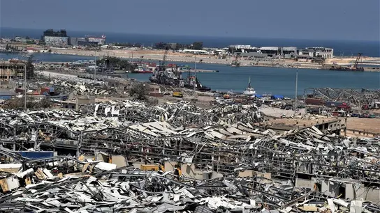 Beirut tras las explosiones Beirut tras las explosiones